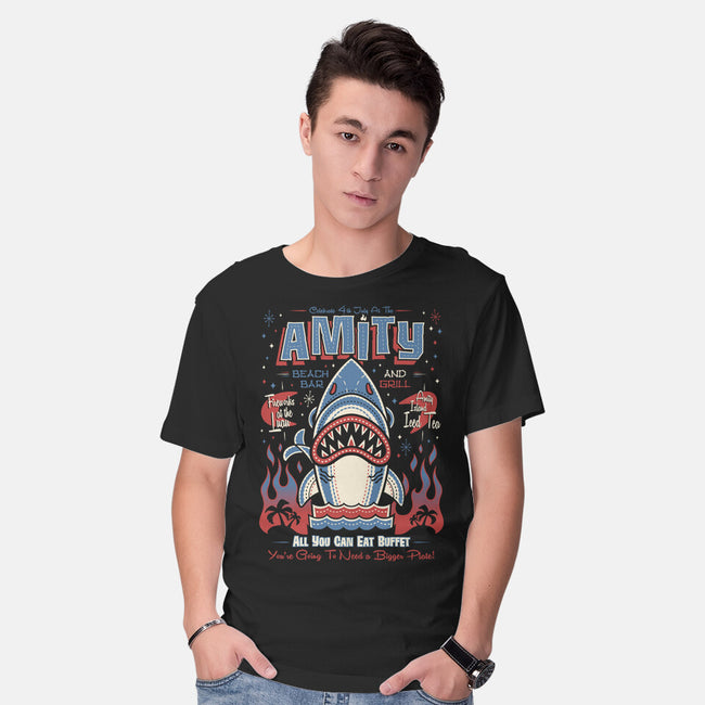 Amity Beach Bar-Mens-Basic-Tee-Nemons