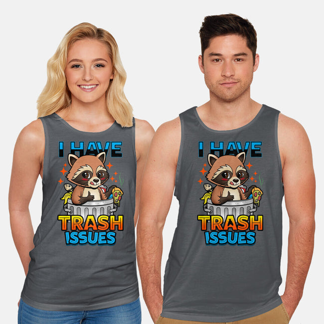 I Have Trash Issues-Unisex-Basic-Tank-Boggs Nicolas