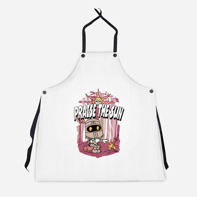 Praise The Sun Retro-Unisex-Kitchen-Apron-Donnie