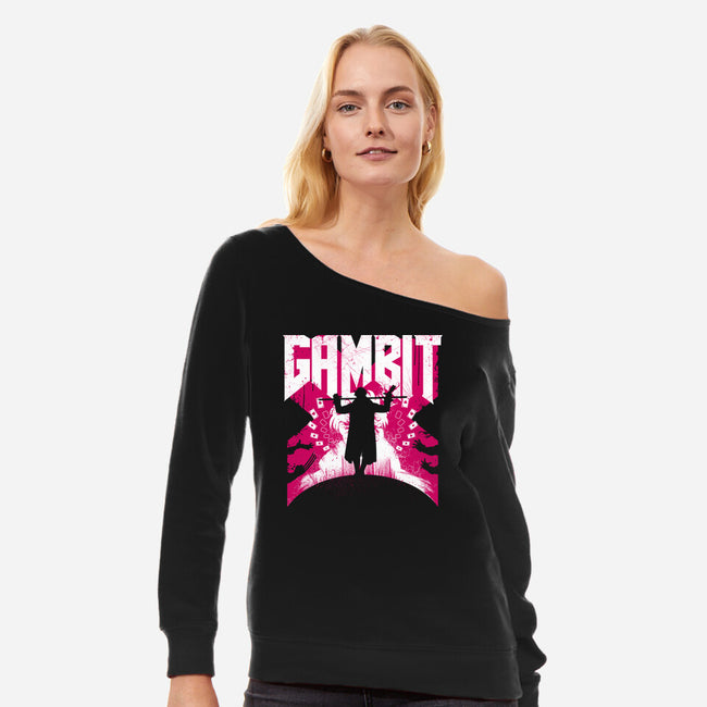 Gam 92-Womens-Off Shoulder-Sweatshirt-rocketman_art