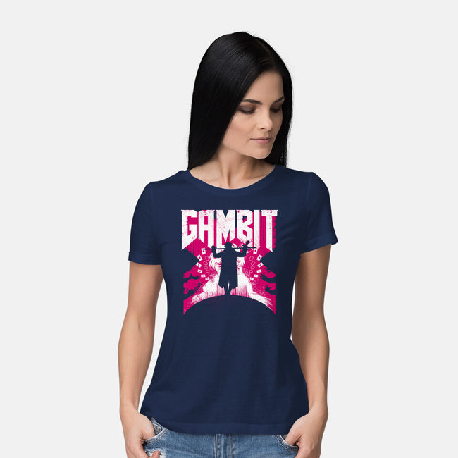 Gam 92-Womens-Basic-Tee-rocketman_art