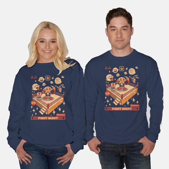 Retro Arcade Showdown-Unisex-Crew Neck-Sweatshirt-Heyra Vieira