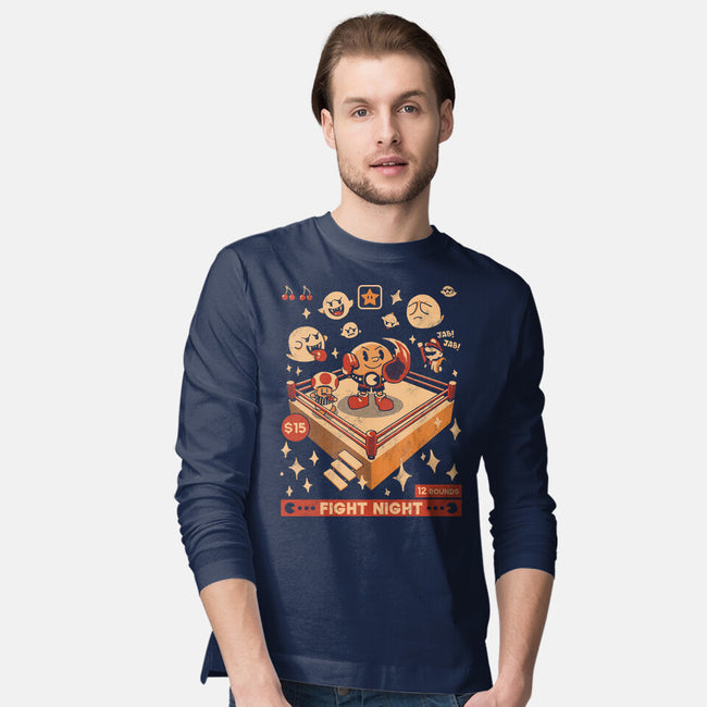 Retro Arcade Showdown-Mens-Long Sleeved-Tee-Heyra Vieira