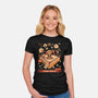 Retro Arcade Showdown-Womens-Fitted-Tee-Heyra Vieira