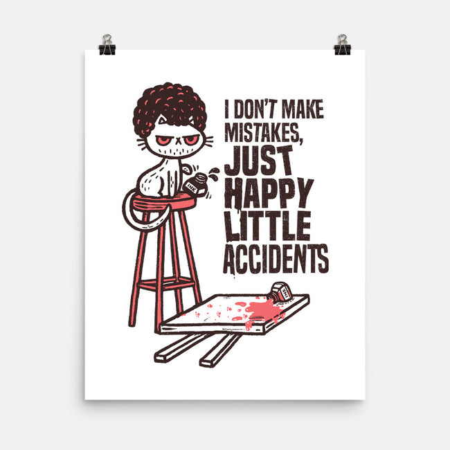 Just Happy Little Accidents-None-Matte-Poster-Wenceslao A Romero