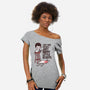 Just Happy Little Accidents-Womens-Off Shoulder-Tee-Wenceslao A Romero