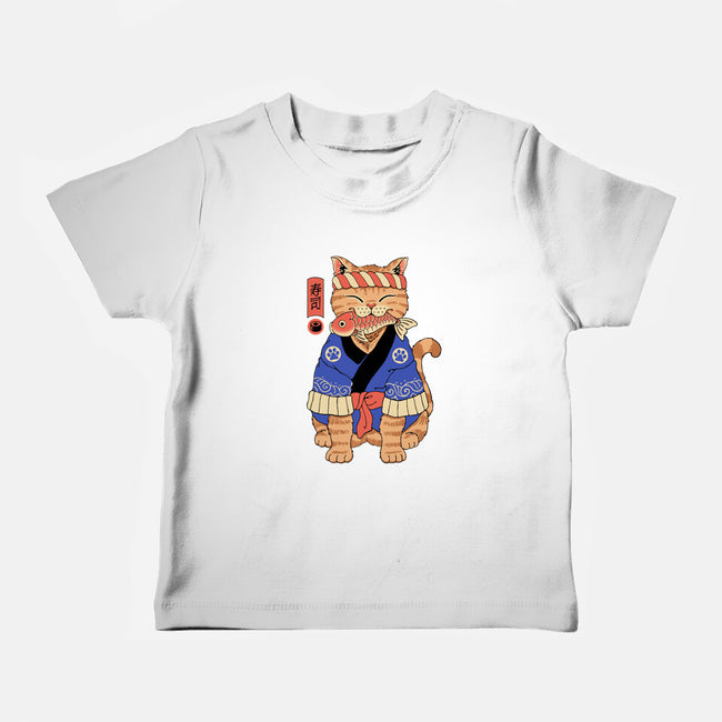 The Sushi Meowster-Baby-Basic-Tee-vp021