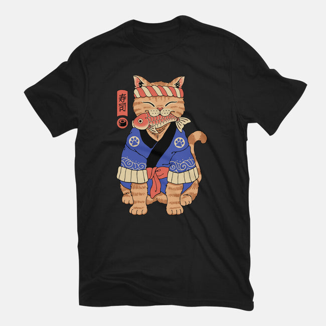 The Sushi Meowster-Womens-Basic-Tee-vp021