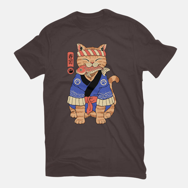 The Sushi Meowster-Womens-Basic-Tee-vp021