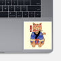 The Sushi Meowster-None-Glossy-Sticker-vp021