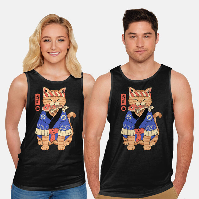 The Sushi Meowster-Unisex-Basic-Tank-vp021