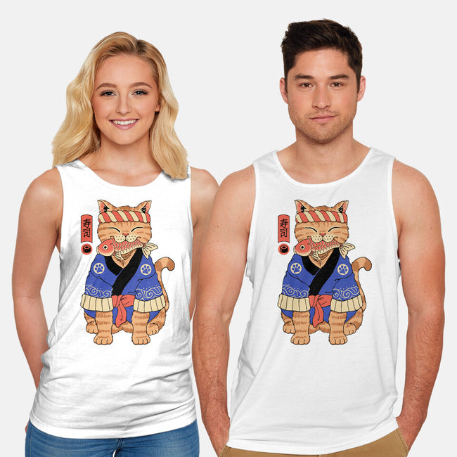 The Sushi Meowster-Unisex-Basic-Tank-vp021