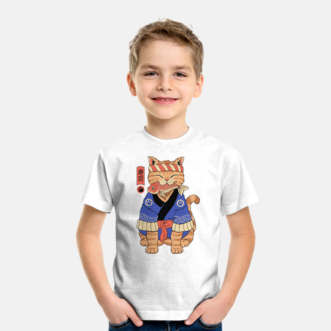 The Sushi Meowster-Youth-Basic-Tee-vp021