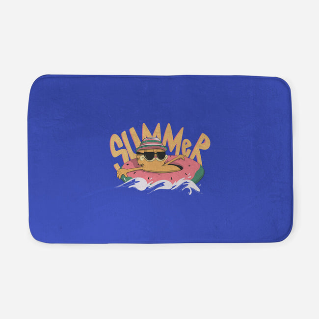 Summer Cat-None-Memory Foam-Bath Mat-OnlyColorsDesigns