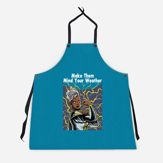 Storm Can Do It-Unisex-Kitchen-Apron-zascanauta