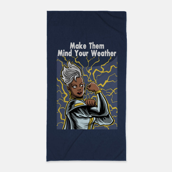 Storm Can Do It-None-Beach-Towel-zascanauta