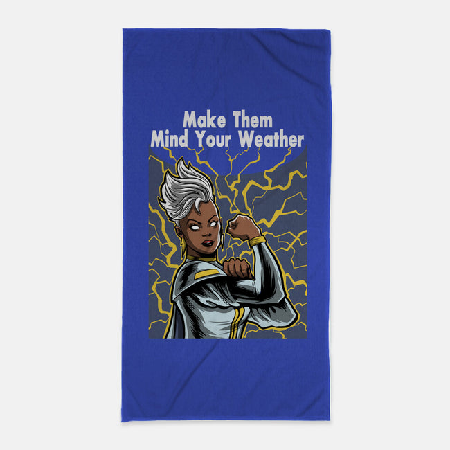 Storm Can Do It-None-Beach-Towel-zascanauta