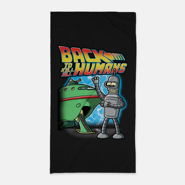 Back To Kill All Humans-None-Beach-Towel-Barbadifuoco