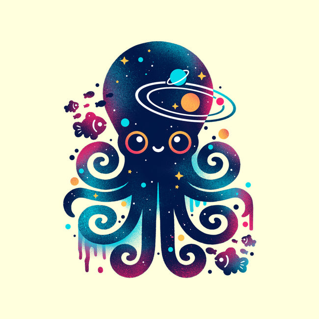 Space Octopus Galaxy-None-Beach-Towel-NemiMakeit