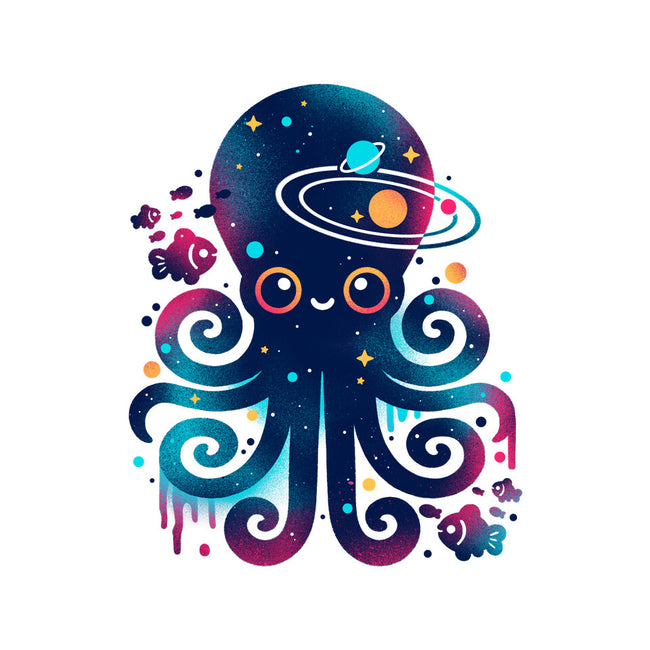 Space Octopus Galaxy-Womens-Off Shoulder-Tee-NemiMakeit