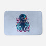 Space Octopus Galaxy-None-Memory Foam-Bath Mat-NemiMakeit