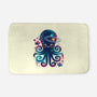 Space Octopus Galaxy-None-Memory Foam-Bath Mat-NemiMakeit