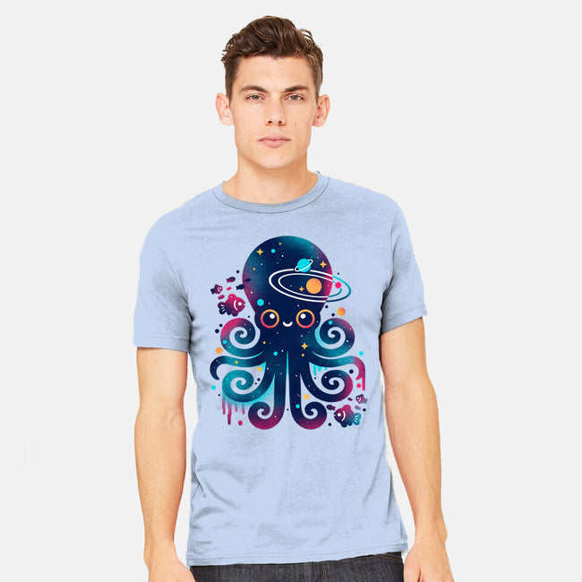 Space Octopus Galaxy-Mens-Heavyweight-Tee-NemiMakeit