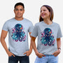 Space Octopus Galaxy-Unisex-Basic-Tee-NemiMakeit