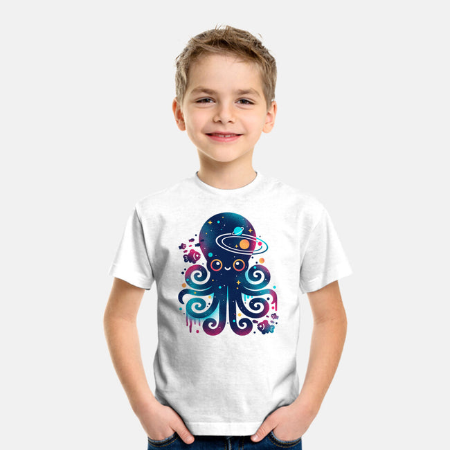 Space Octopus Galaxy-Youth-Basic-Tee-NemiMakeit