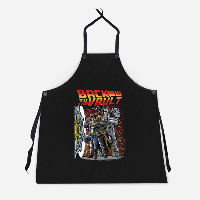 Back To The Vault-Unisex-Kitchen-Apron-zascanauta