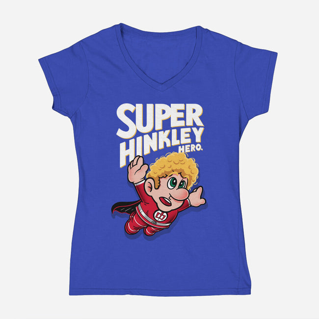 Super Hinkley-Womens-V-Neck-Tee-Getsousa!