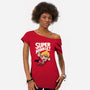 Super Hinkley-Womens-Off Shoulder-Tee-Getsousa!