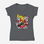 X-Pop-Womens-V-Neck-Tee-rocketman_art