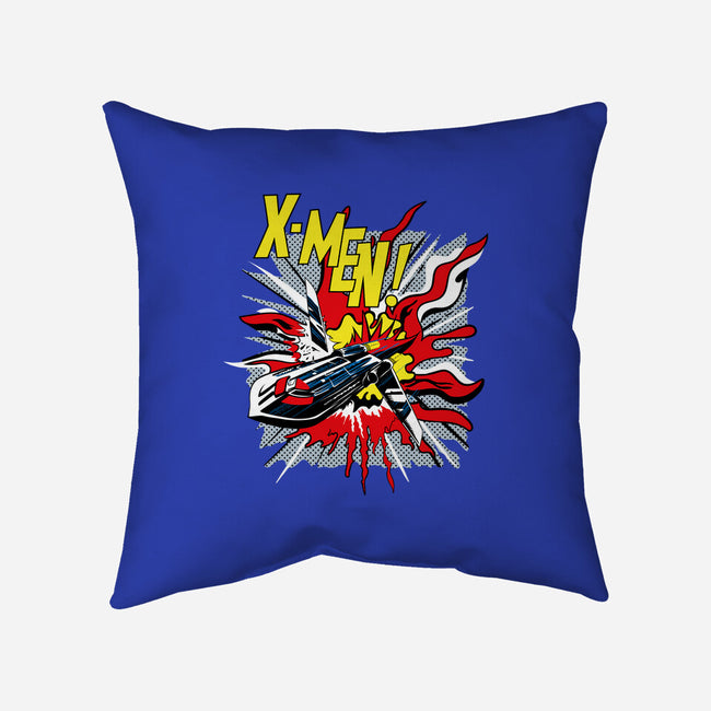 X-Pop-None-Removable Cover-Throw Pillow-rocketman_art