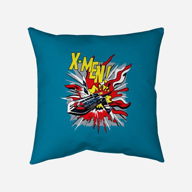 X-Pop-None-Removable Cover-Throw Pillow-rocketman_art