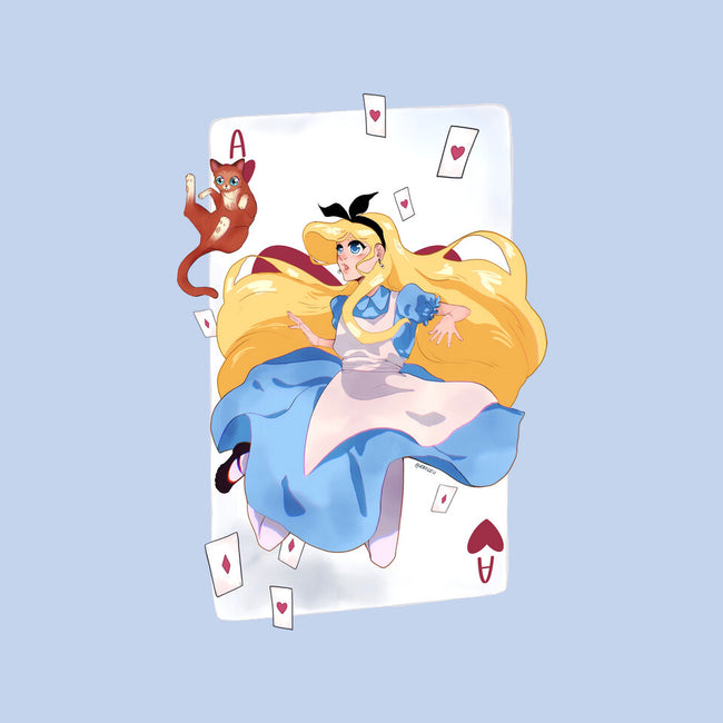 Wonderland Card-Womens-Fitted-Tee-Rayuzu