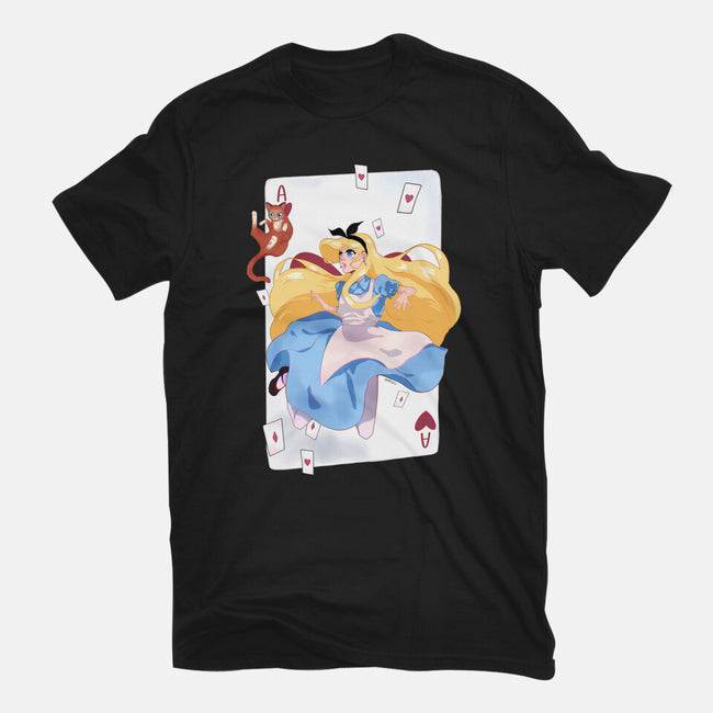 Wonderland Card-Unisex-Basic-Tee-Rayuzu