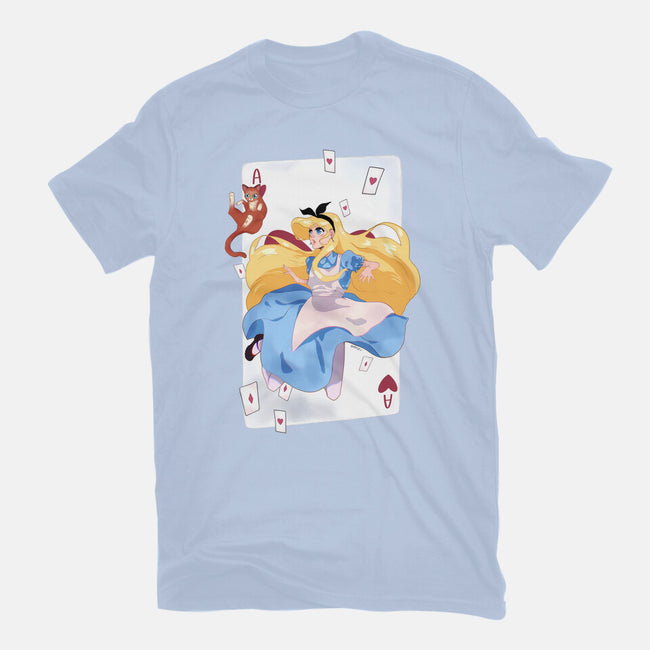 Wonderland Card-Unisex-Basic-Tee-Rayuzu