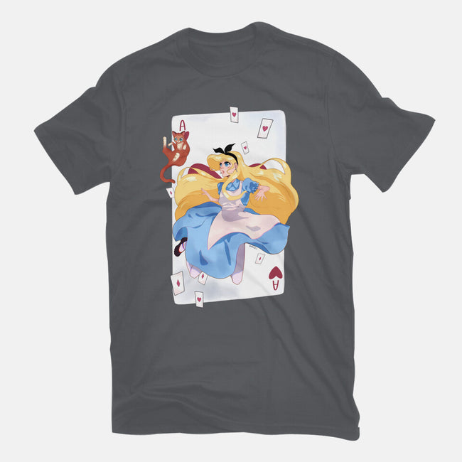 Wonderland Card-Unisex-Basic-Tee-Rayuzu