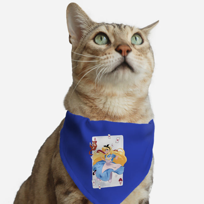 Wonderland Card-Cat-Adjustable-Pet Collar-Rayuzu