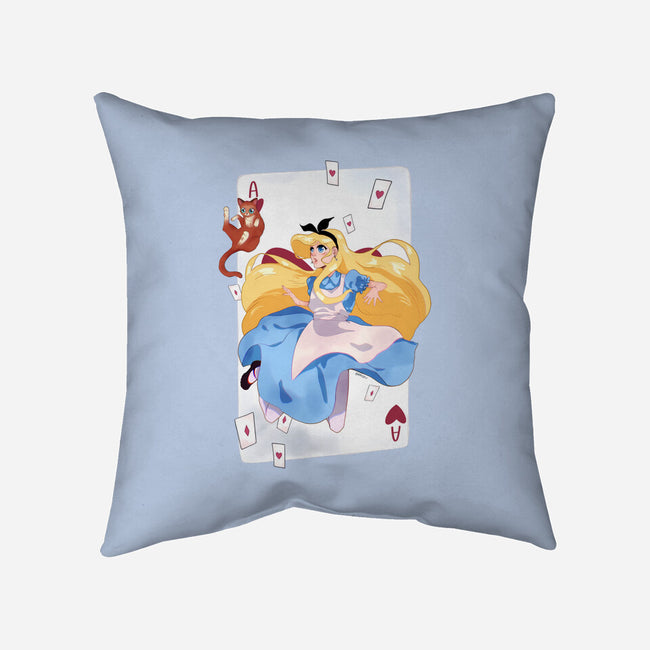 Wonderland Card-None-Removable Cover w Insert-Throw Pillow-Rayuzu