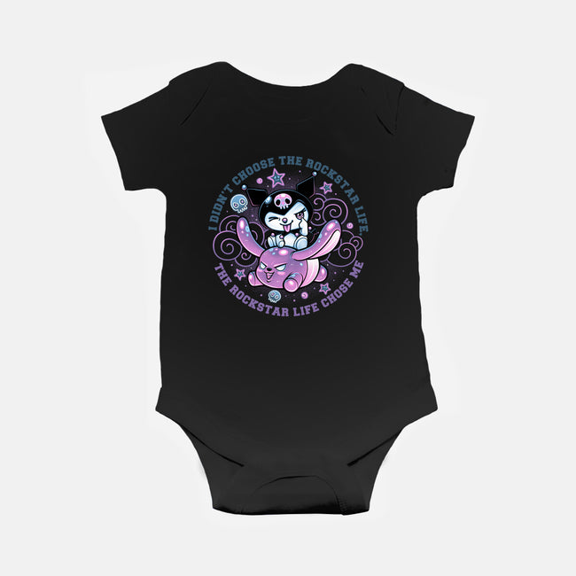 Cute Little Rockstar-Baby-Basic-Onesie-glitchygorilla