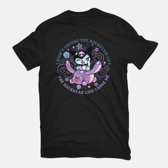 Cute Little Rockstar-Womens-Fitted-Tee-glitchygorilla