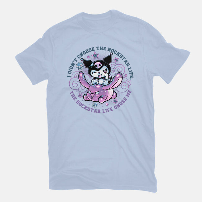 Cute Little Rockstar-Womens-Fitted-Tee-glitchygorilla