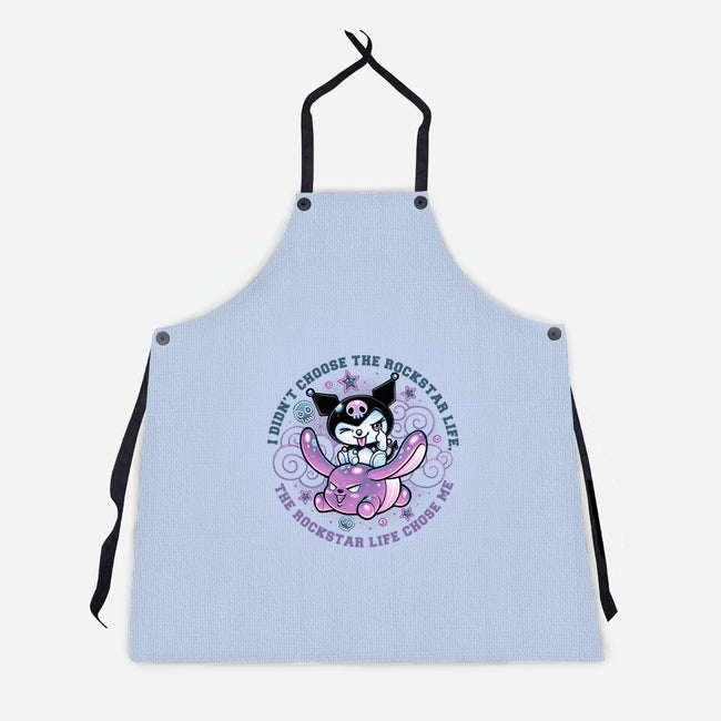 Cute Little Rockstar-Unisex-Kitchen-Apron-glitchygorilla