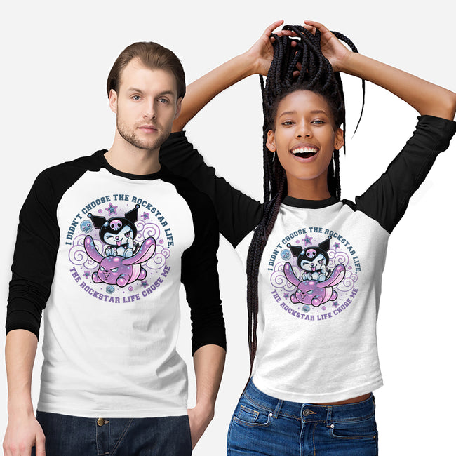 Cute Little Rockstar-Unisex-Baseball-Tee-glitchygorilla