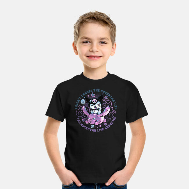 Cute Little Rockstar-Youth-Basic-Tee-glitchygorilla