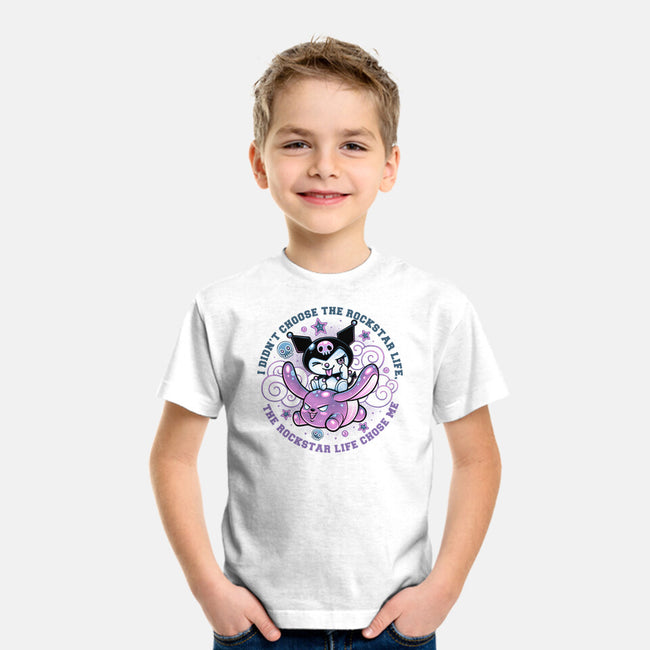 Cute Little Rockstar-Youth-Basic-Tee-glitchygorilla