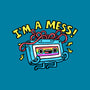 A Mess In The 90s-Womens-Fitted-Tee-Wenceslao A Romero