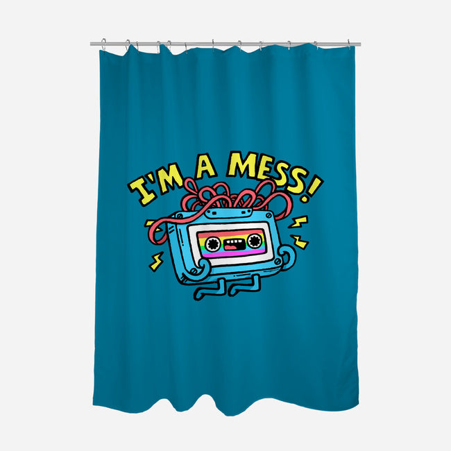 A Mess In The 90s-None-Polyester-Shower Curtain-Wenceslao A Romero